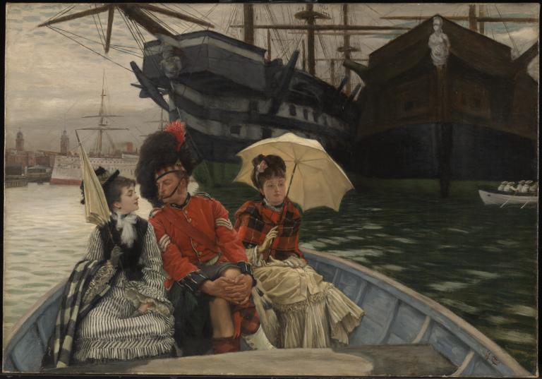 Portsmouth Dockyard James Tissot c.1877 Tate