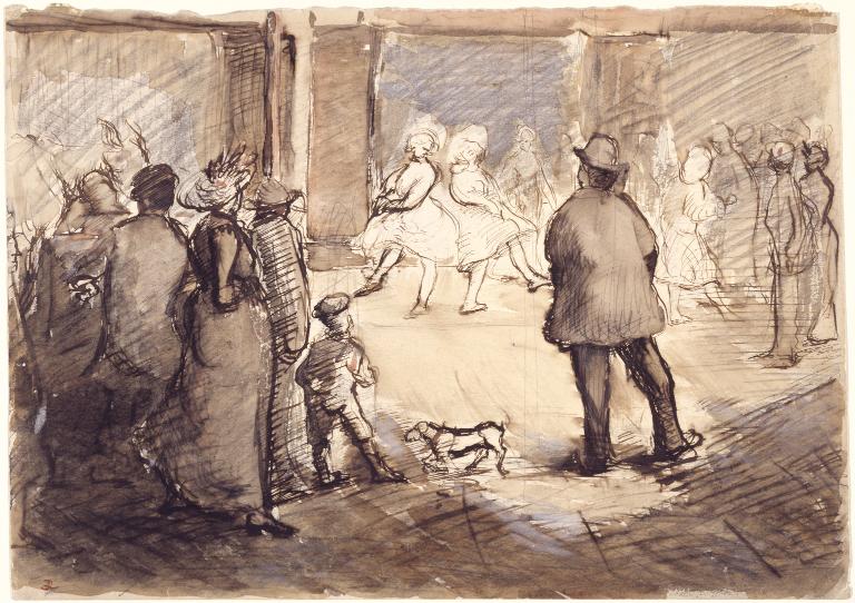 Spencer Gore, ‘Dancing in the Street’ c.1904