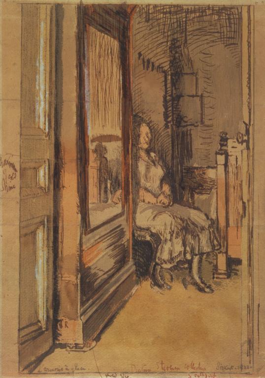Walter Richard Sickert, ‘Study for 'L'Armoire à glace'’ 1922