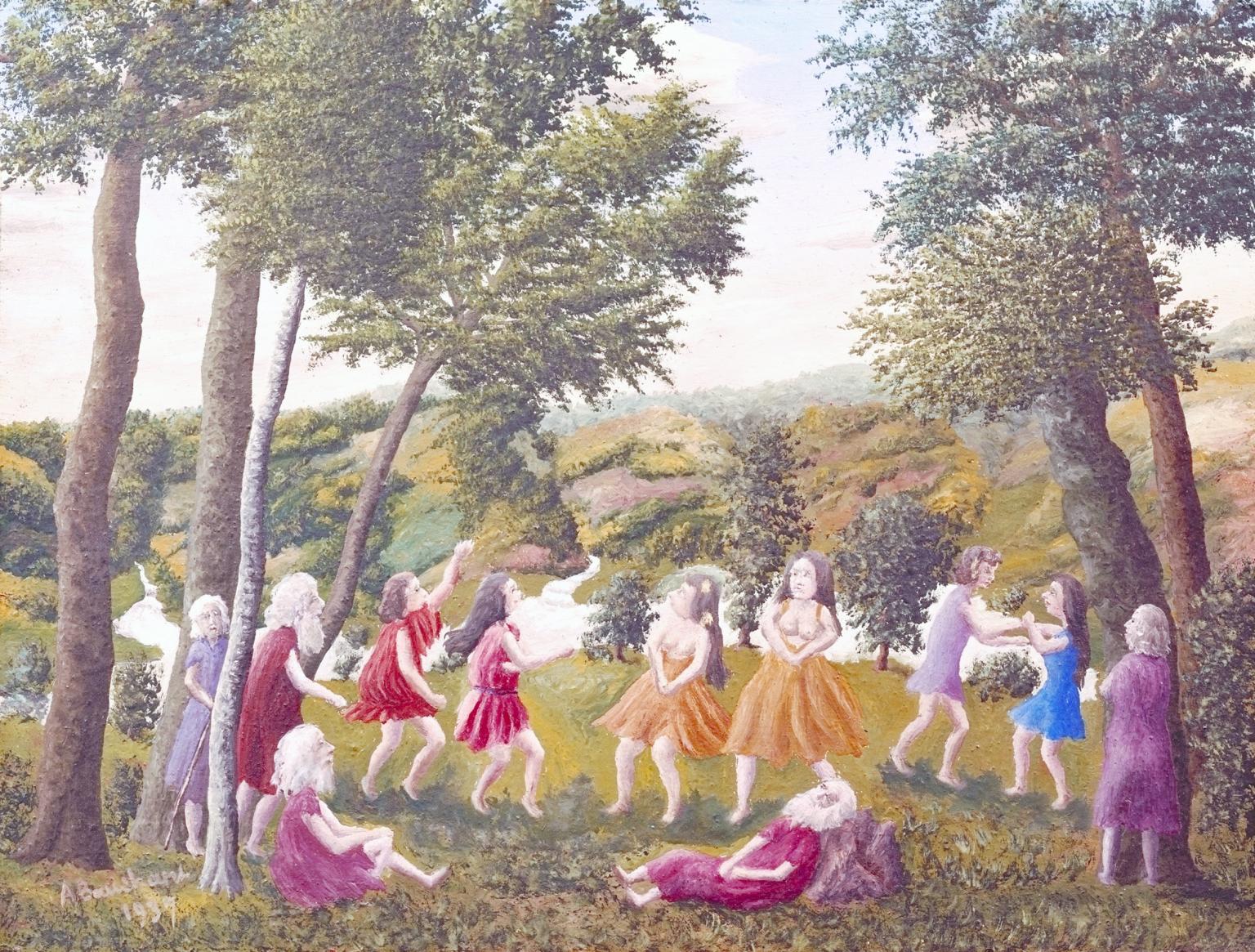 Greek Dance in a Landscape', André Bauchant, 1937 | Tate