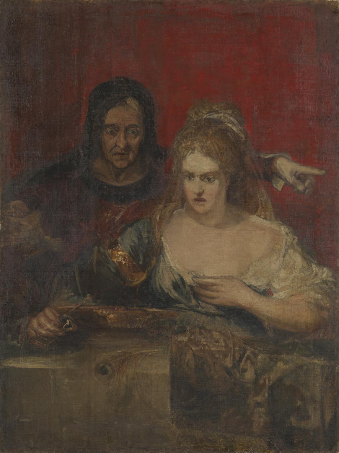 The Procuress; (?) Judith with the Head of Holofernes