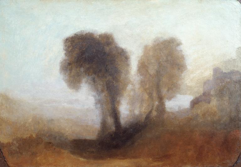 ‘Landscape with Trees and a Castle’, Joseph Mallord William Turner ...