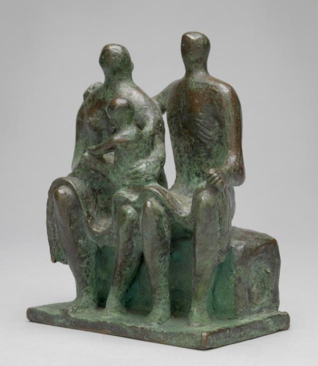 Henry Moore OM, CH, ‘Maquette for Family Group’ 1943, cast 1944–5