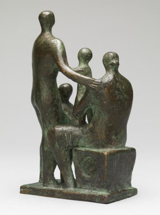 Henry Moore OM, CH, 'Maquette for Family Group' 1945 (Henry Moore ...