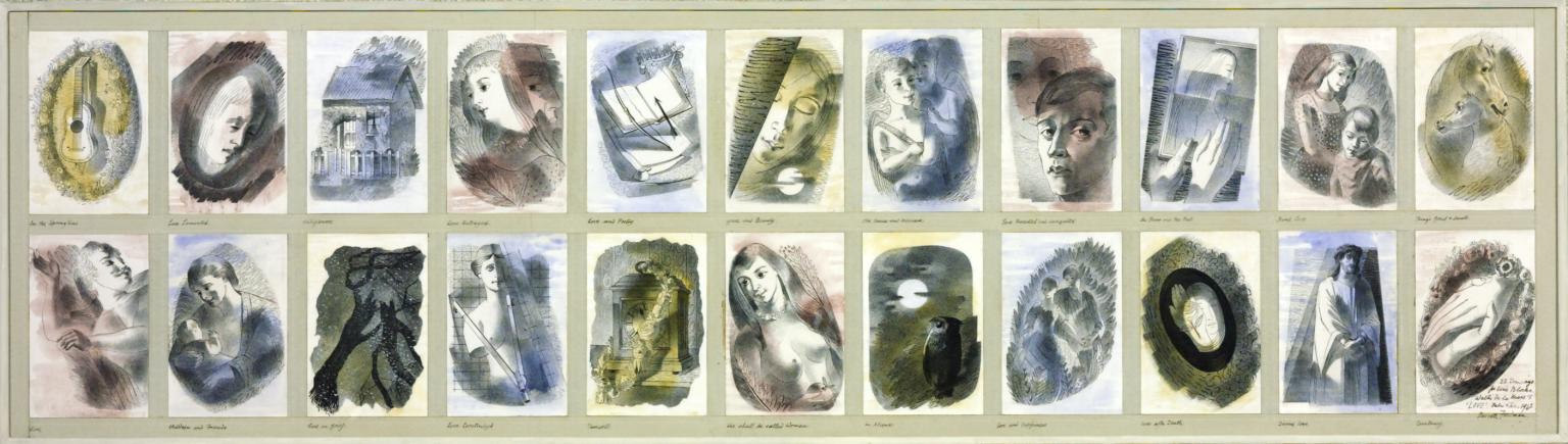 Illustrations for Walter de la Mare’s ‘Love’