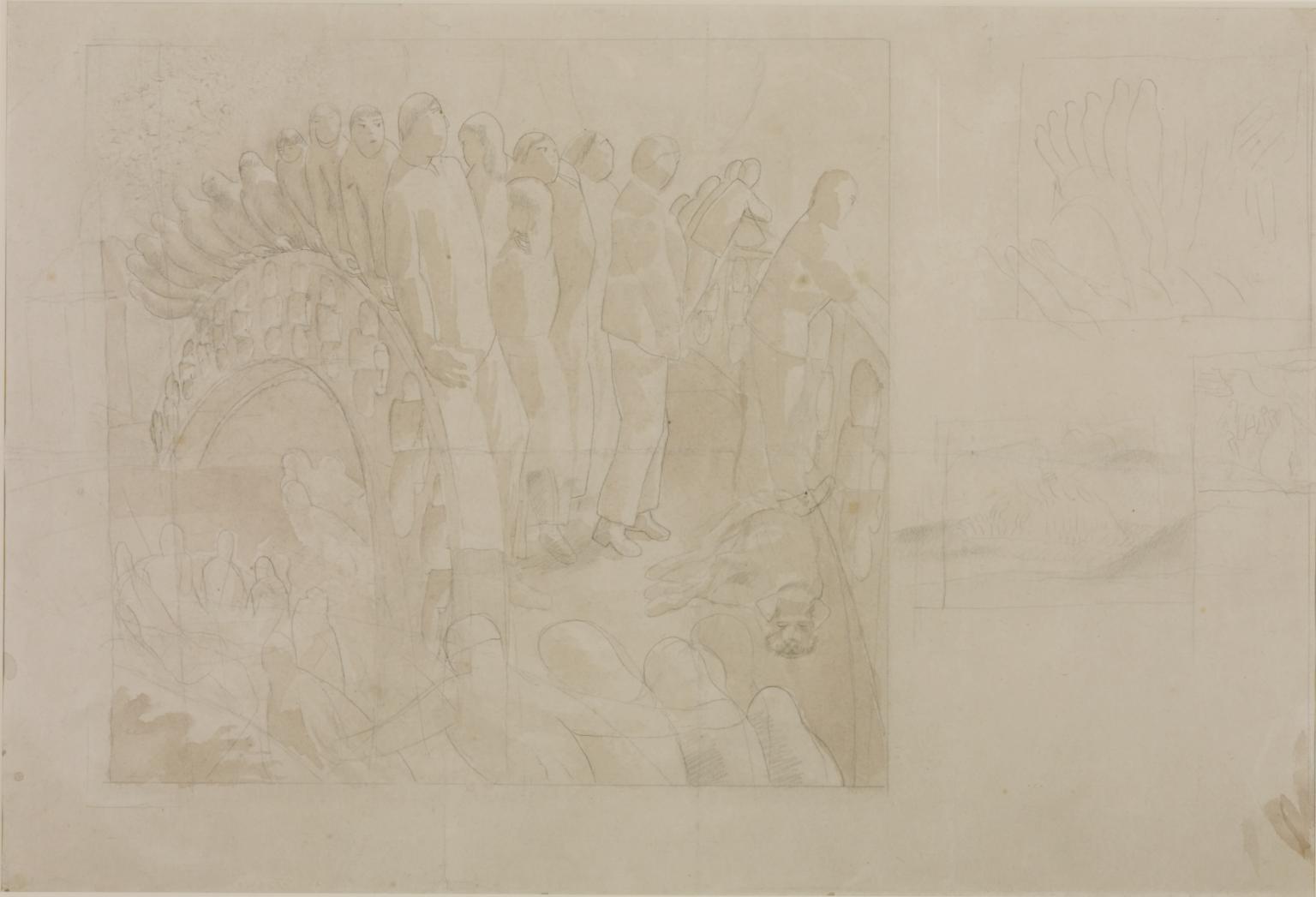 Study for ‘The Bridge’ and other works