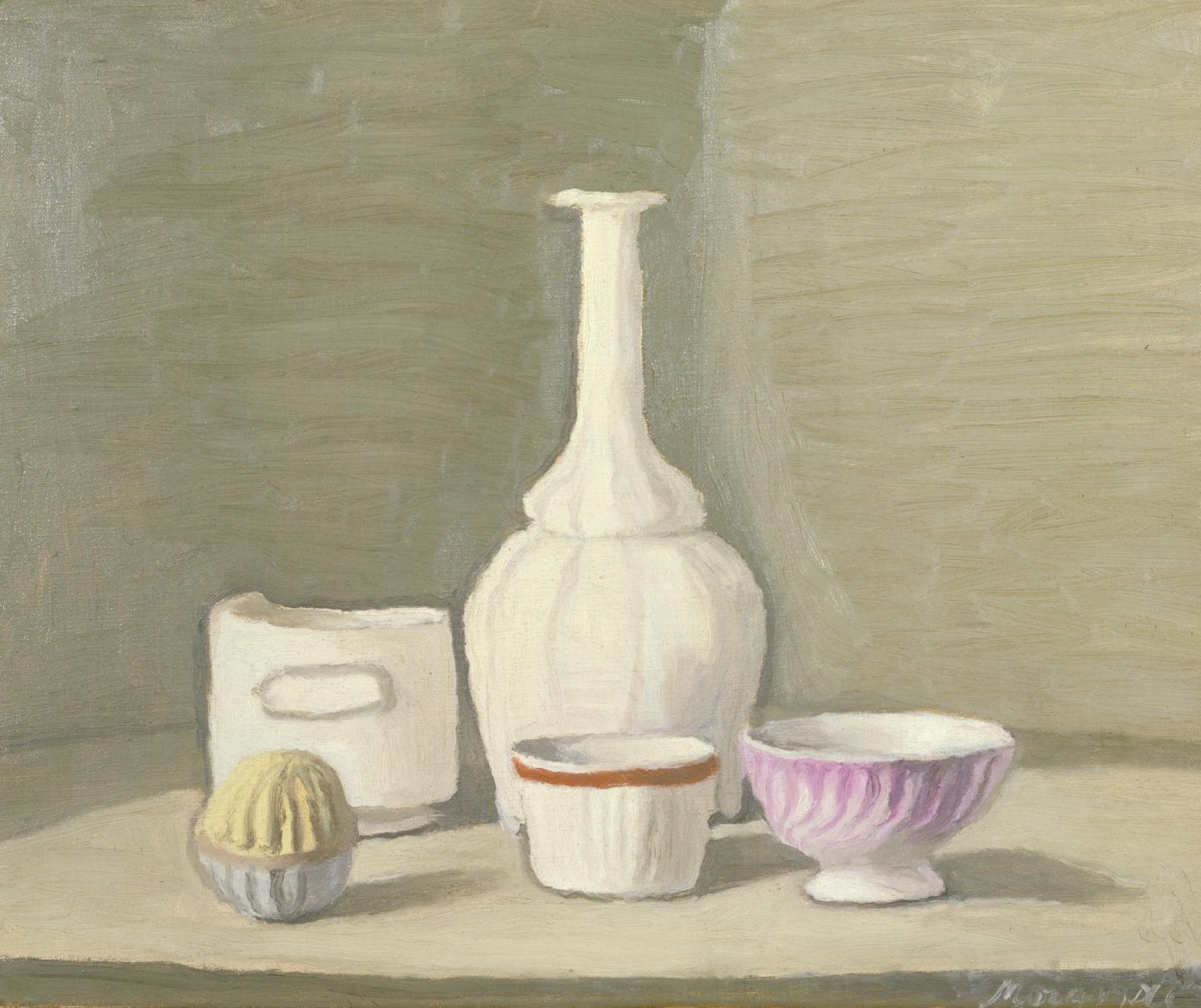 純正Giorgio Morandi、Natura morta、希少画集より、新品額装付、送料込み、iafa 静物画