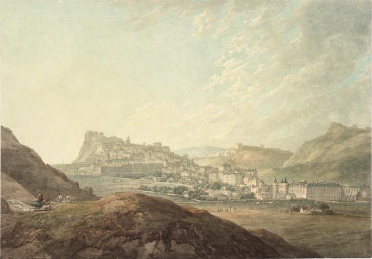 ‘Edinburgh Castle from Arthur’s Seat’, Thomas Hearne, 1778 | Tate