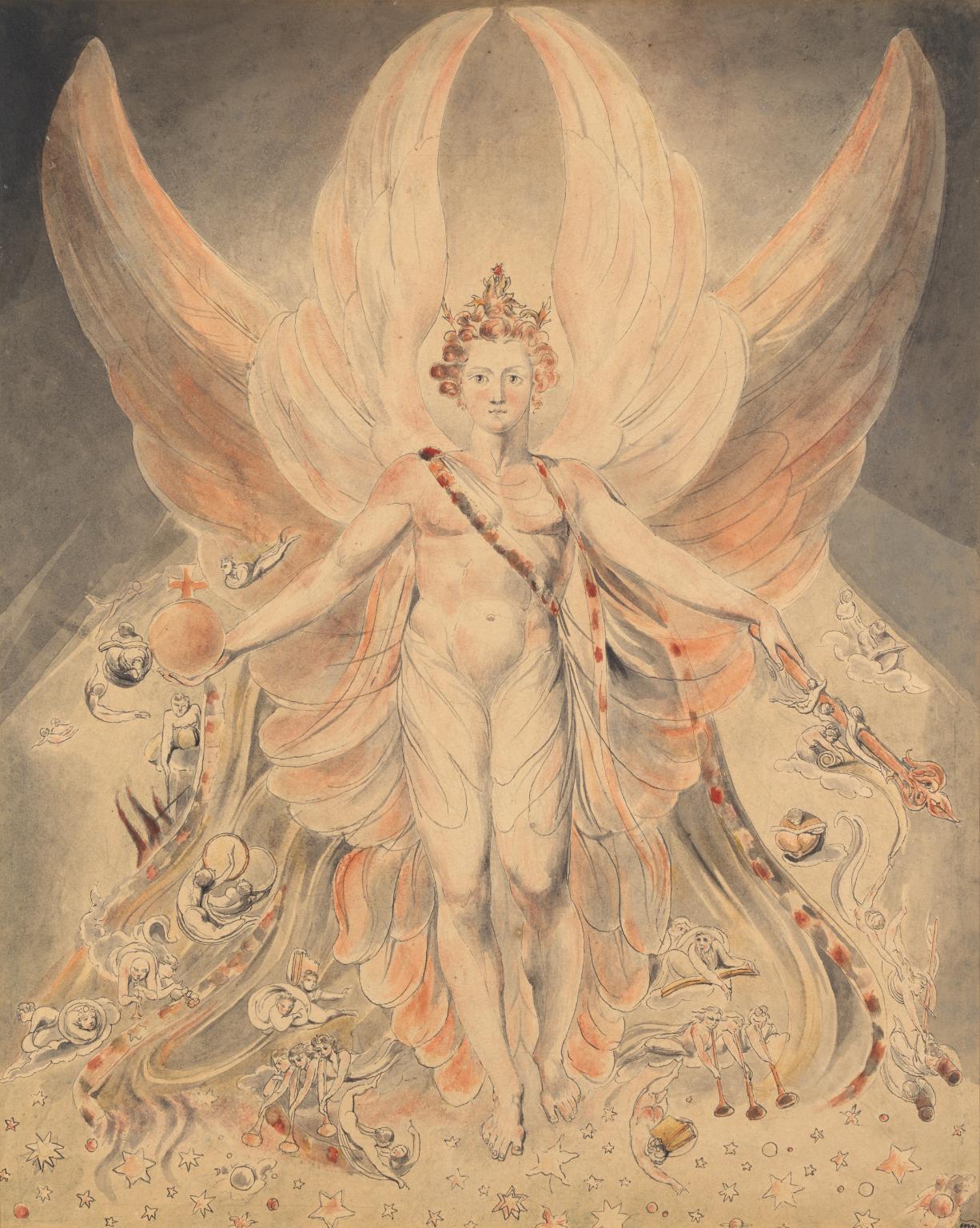 Satan in his Original Glory: 'Thou wast Perfect Iniquity was Found in Thee'', William Blake, c.1805 | Tate