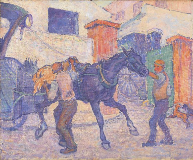 Robert Bevan, ‘The Cab Horse’ c.1910