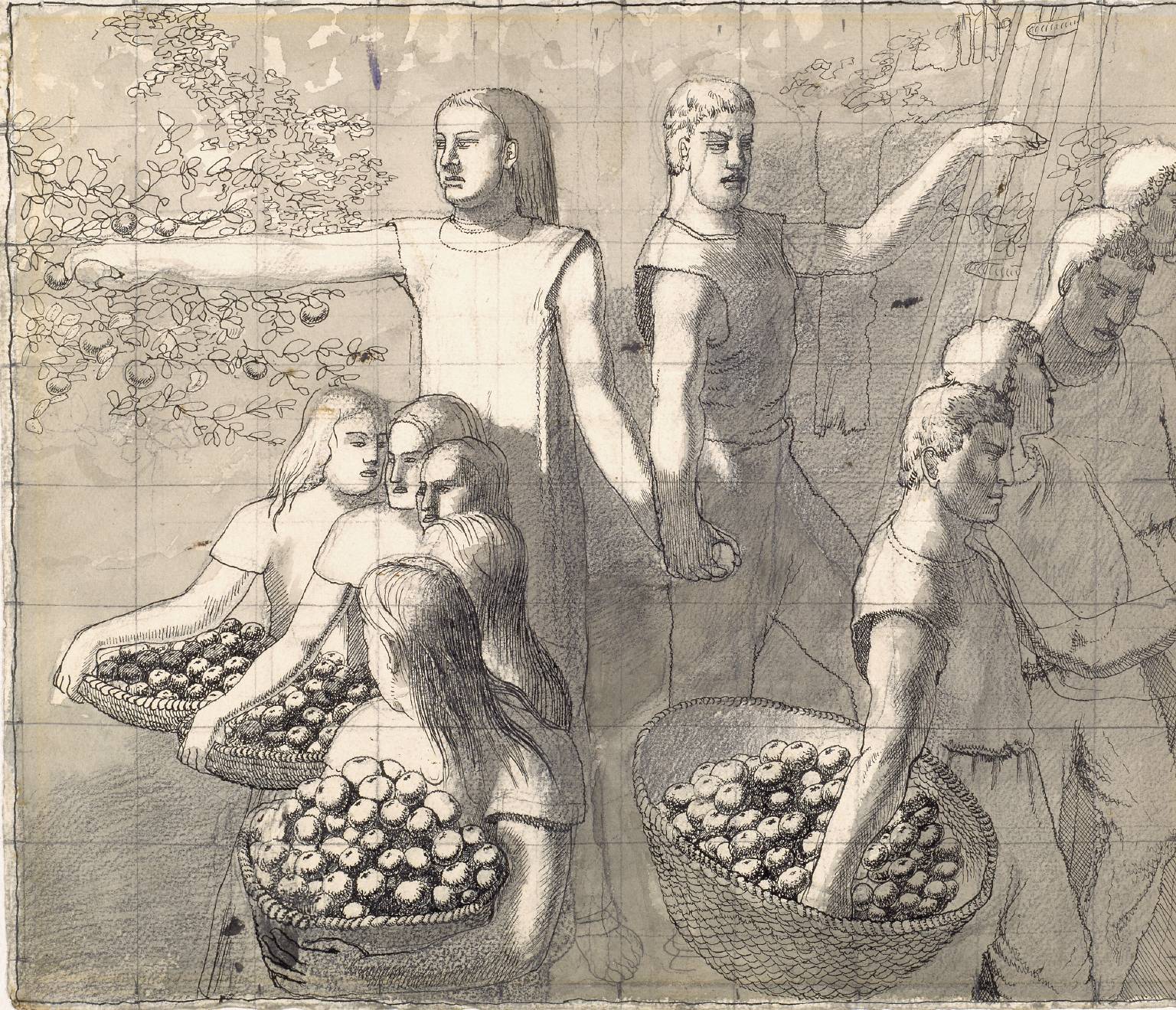 Study for ‘Apple Gatherers’