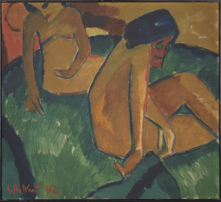 'Two Women', Karl Schmidt-Rottluff, 1912 | Tate