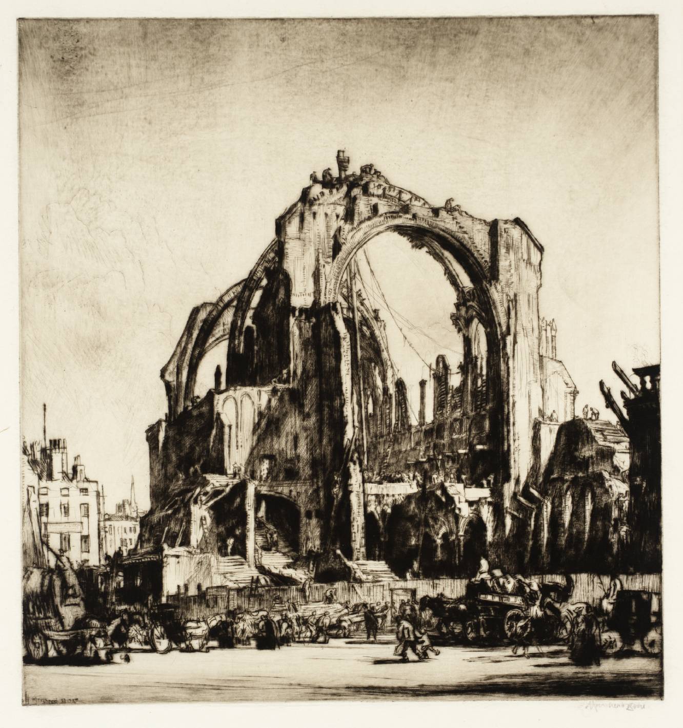 Demolition of St James’s Hall (Exterior)