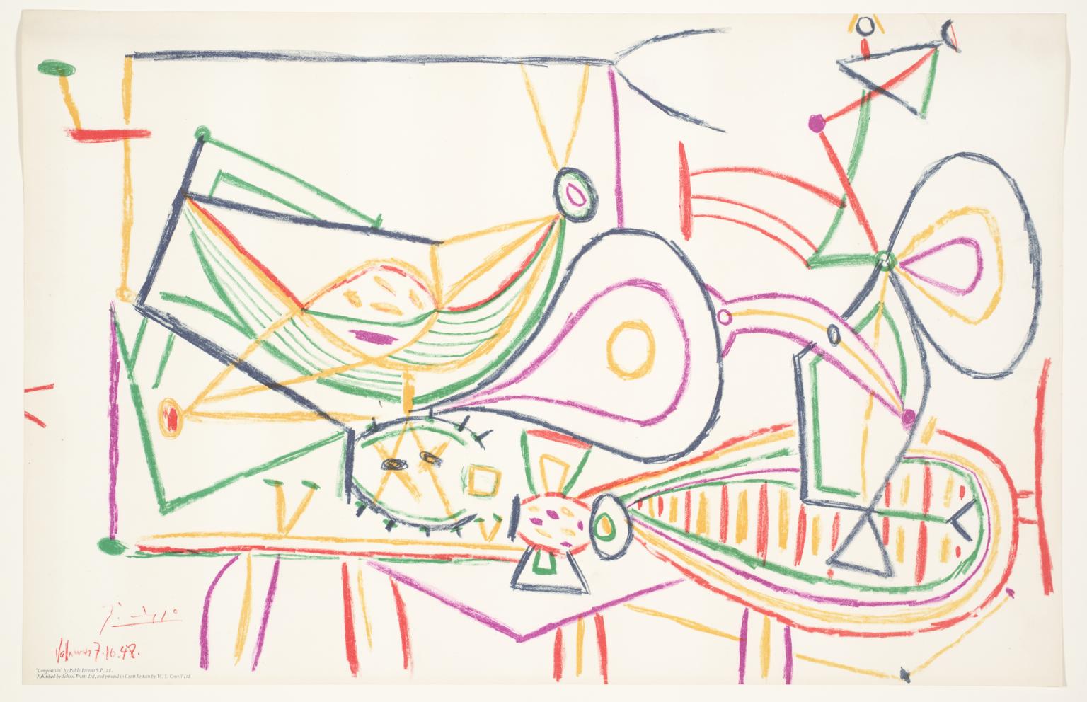 Composition', Pablo Picasso, 1948 | Tate
