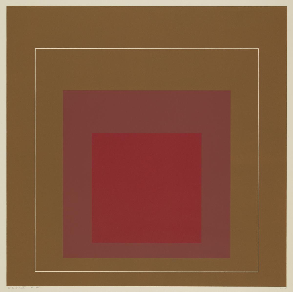 White Line Square IV', Josef Albers, 1966 | Tate