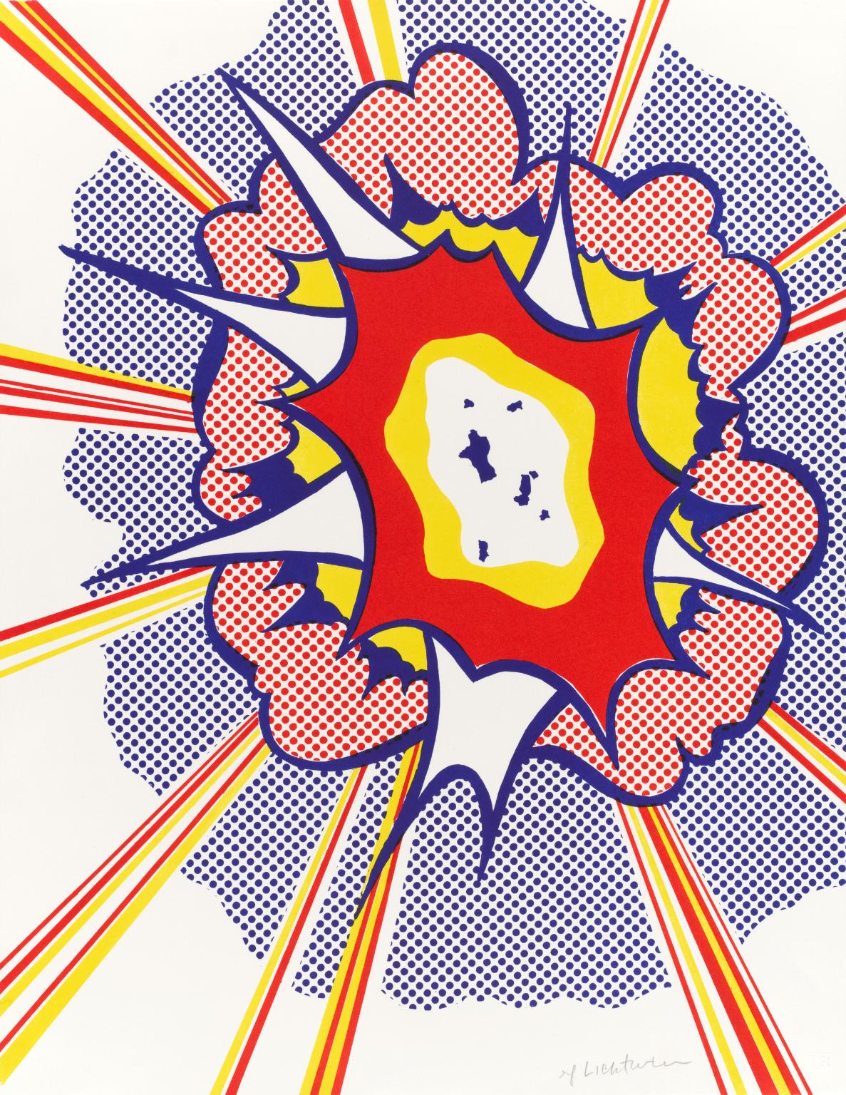 Explosion', Roy Lichtenstein, 1965–6 | Tate