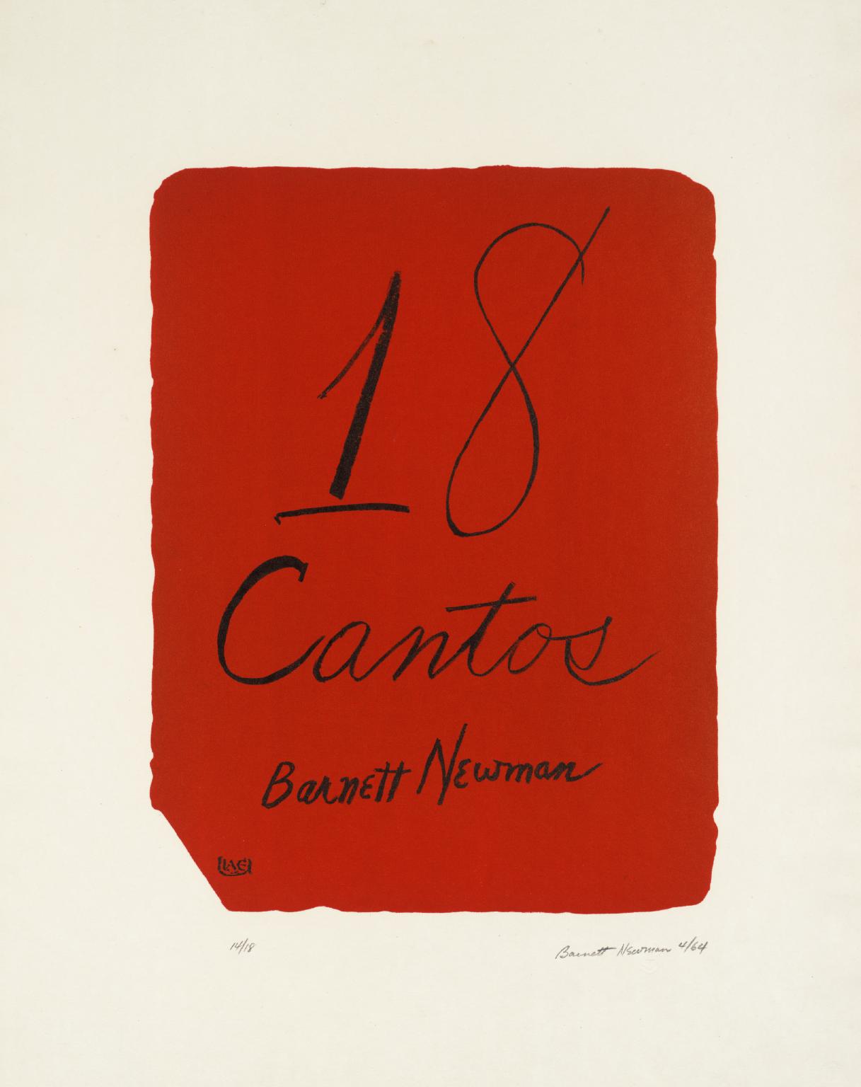 [Eighteen Cantos: title page]