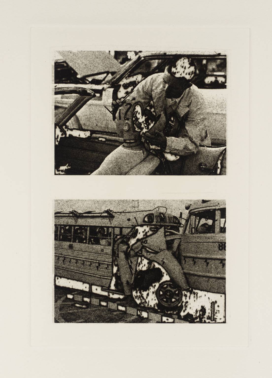 Manikins for Destruction: Untitled (School Bus)