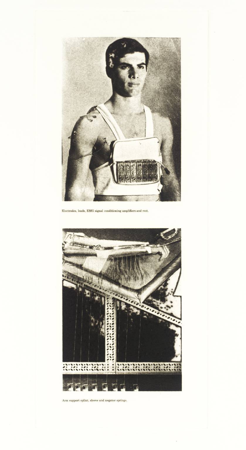 Pages from the Aerospace Medical Library: Electrodes etc., Arm Support etc.