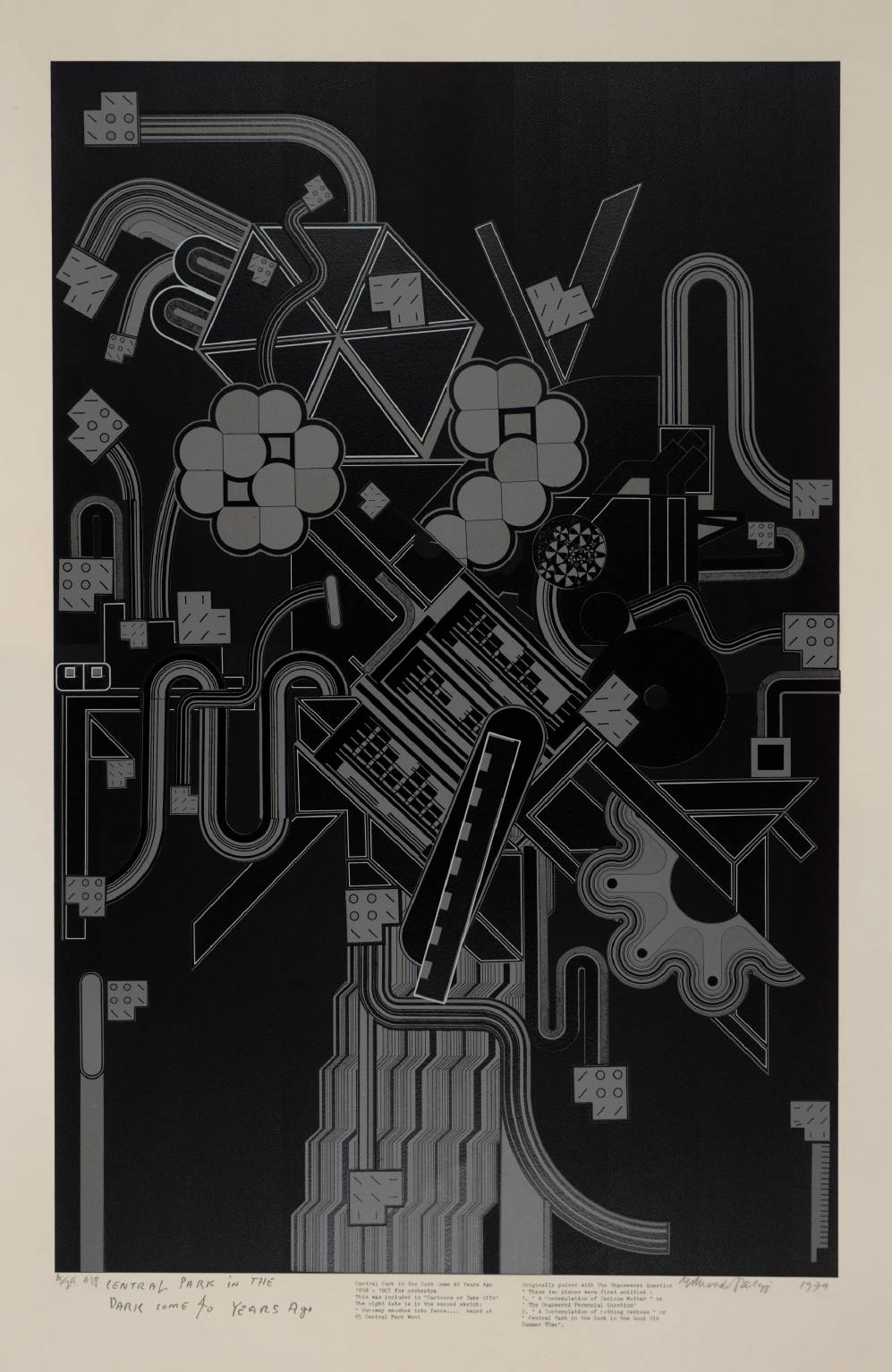 Central Park in the Dark Some 40 Years Ago