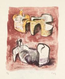 Two Monumental Reclining Figures