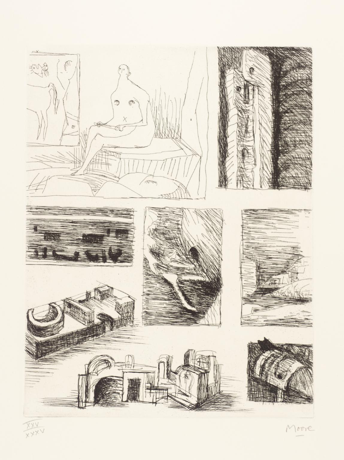 Ideas for Sculpture [from the book ‘Henry Moore’ by Ionel Jiahou]