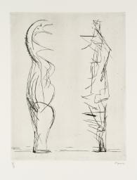 Two Standing Figures No. V