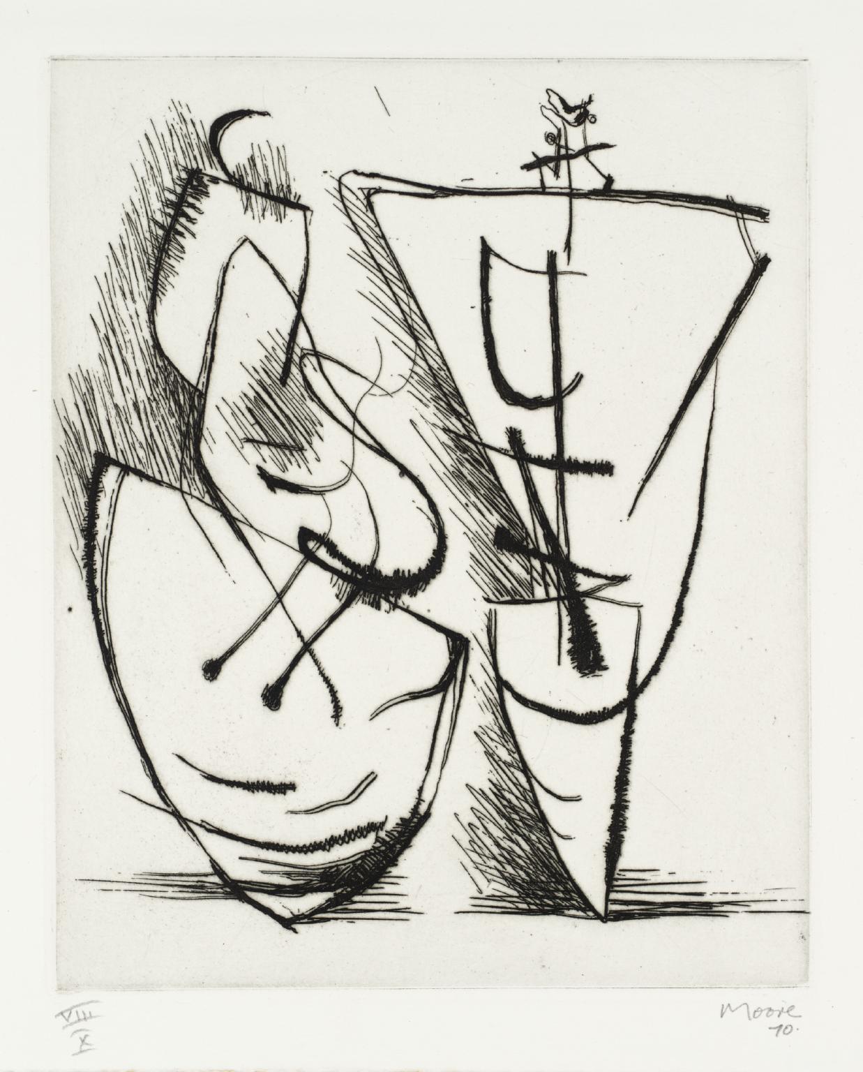 Two Standing Figures No. XI