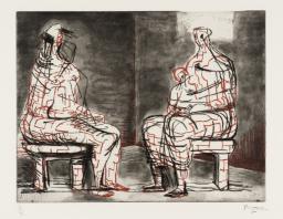 Two Seated Figures