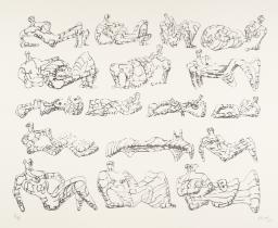 Seventeen Reclining Figures