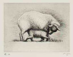 Sheep with Lamb IV