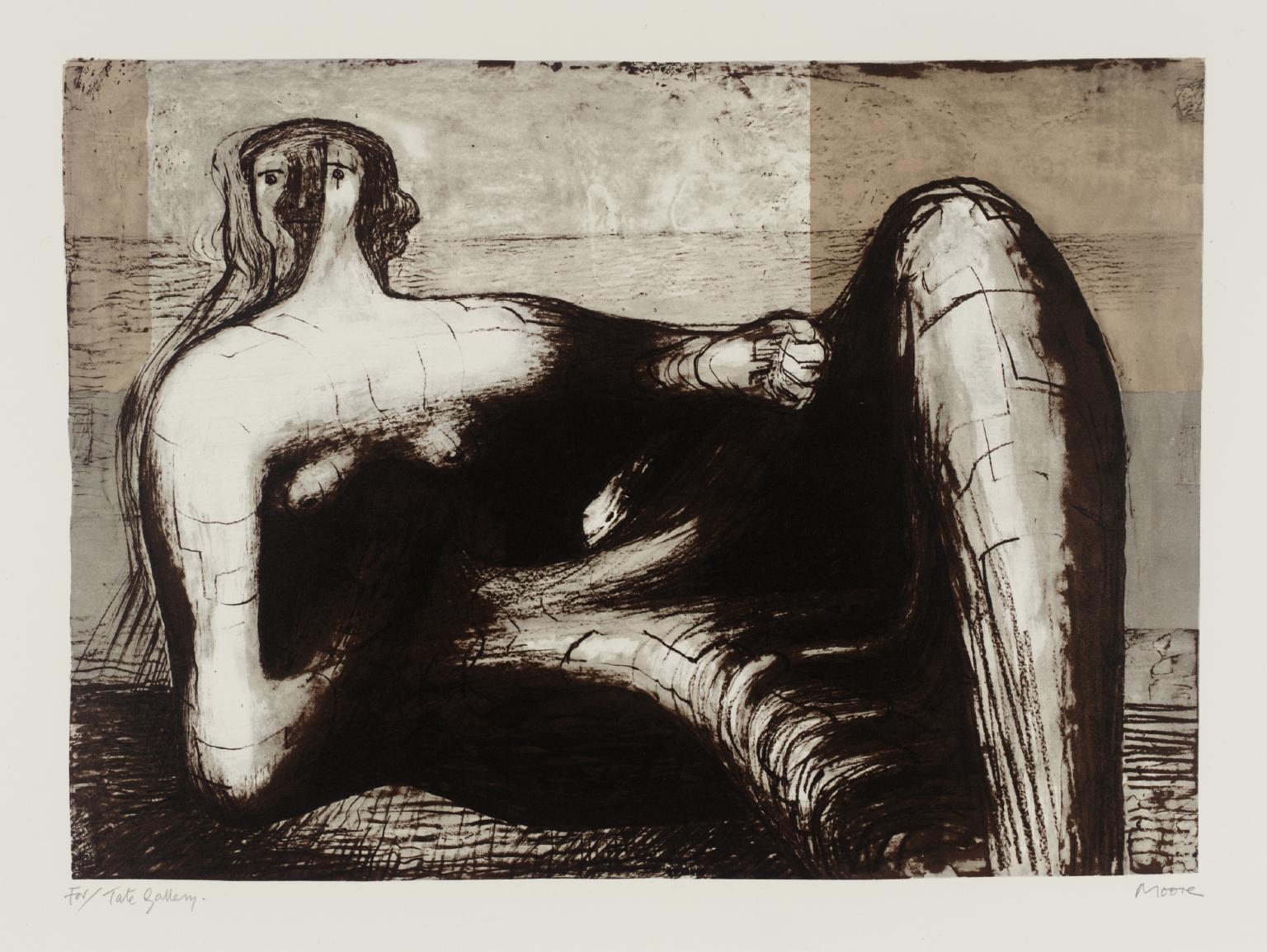 Draped Reclining Figure