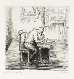 Girl Doing Homework II