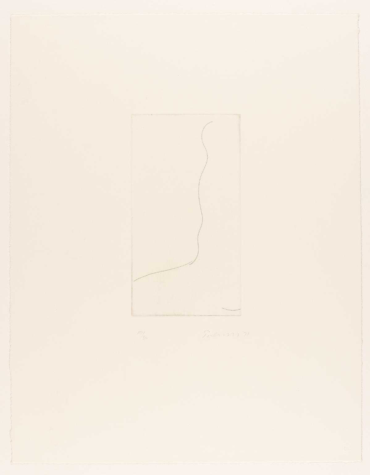 Sitting Figure - Etching XIV