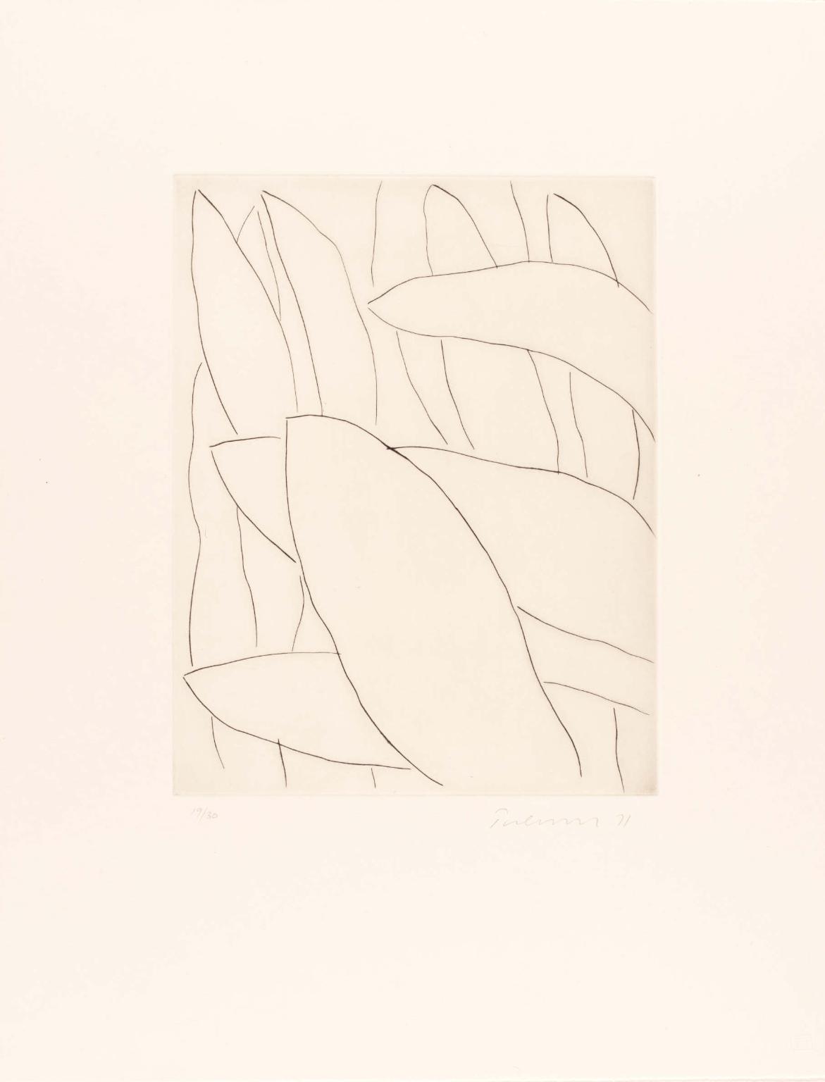 Leaves - Drypoint III
