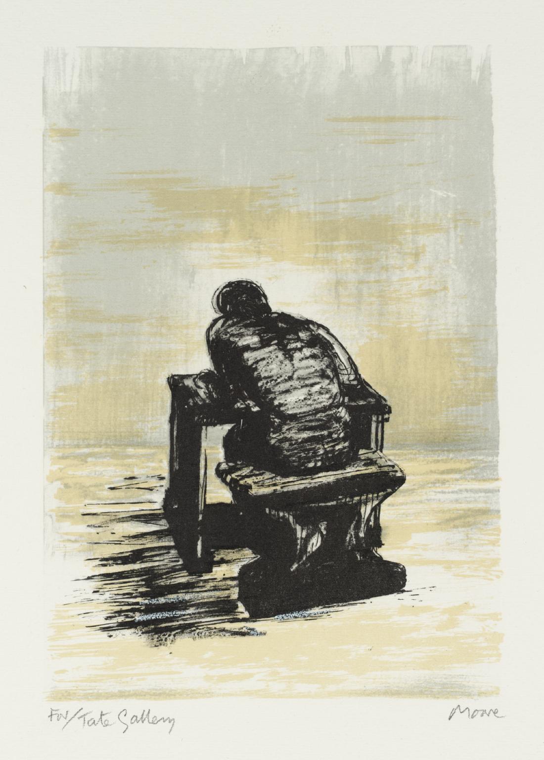 Girl Seated at Desk II