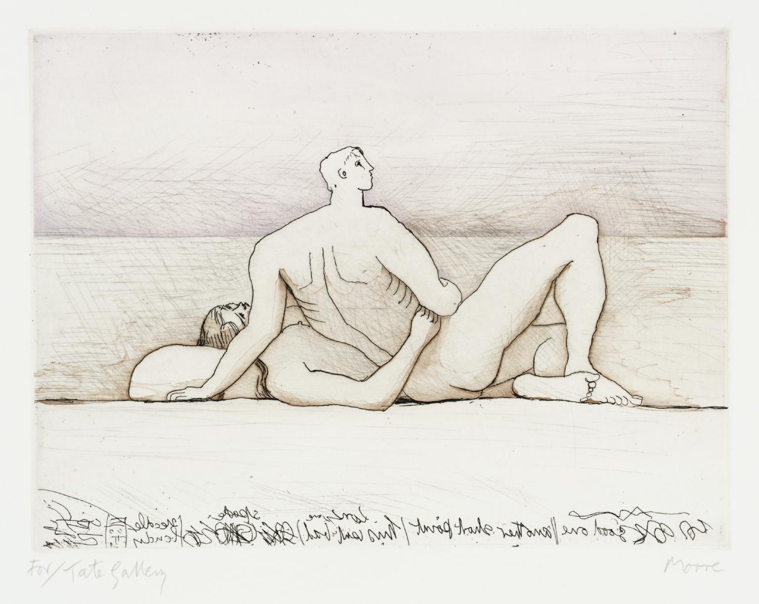 Reclining Figures Man and Woman I