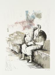 Seated Mother and Child