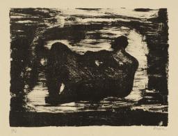 Black Reclining Figure III