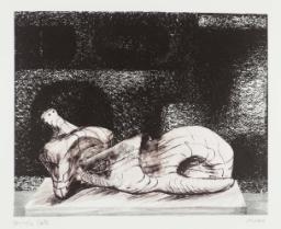 Reclining Figure Architectural Background III