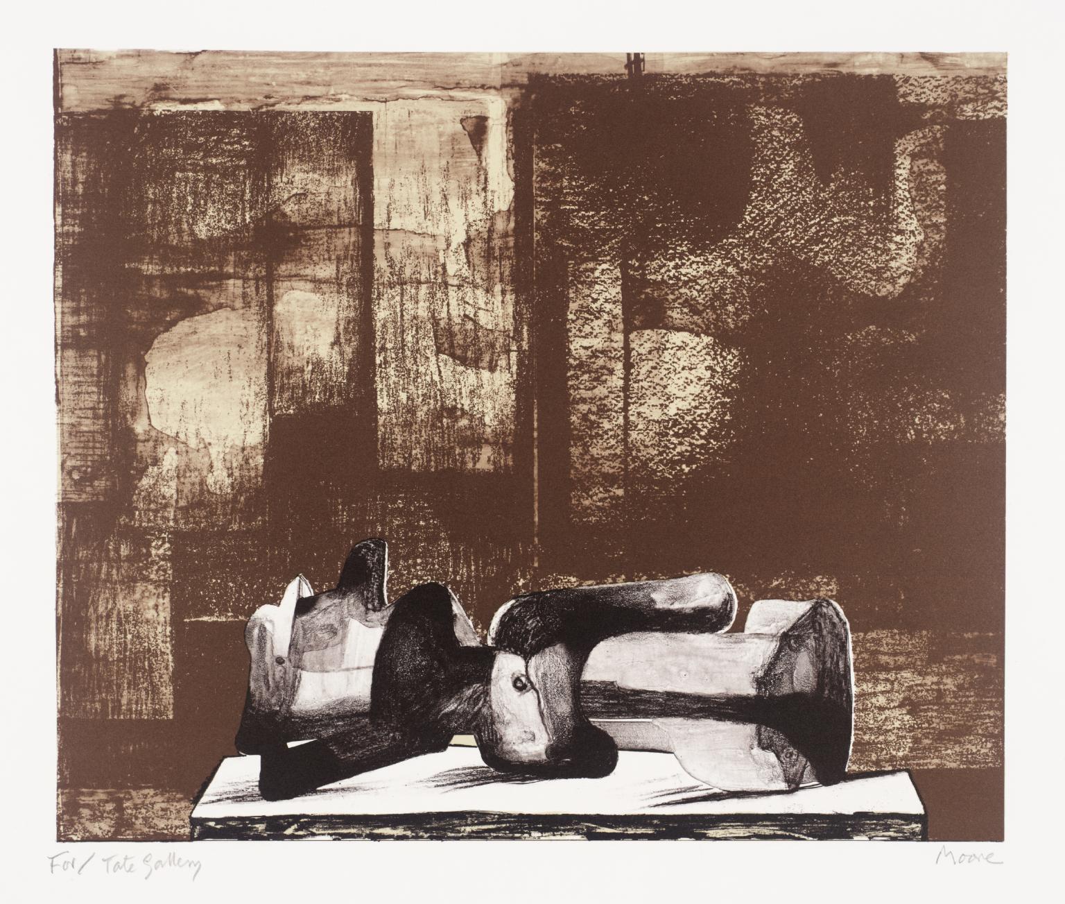 Reclining Figure Architectural Background IV