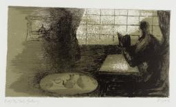 Girl Reading at Window