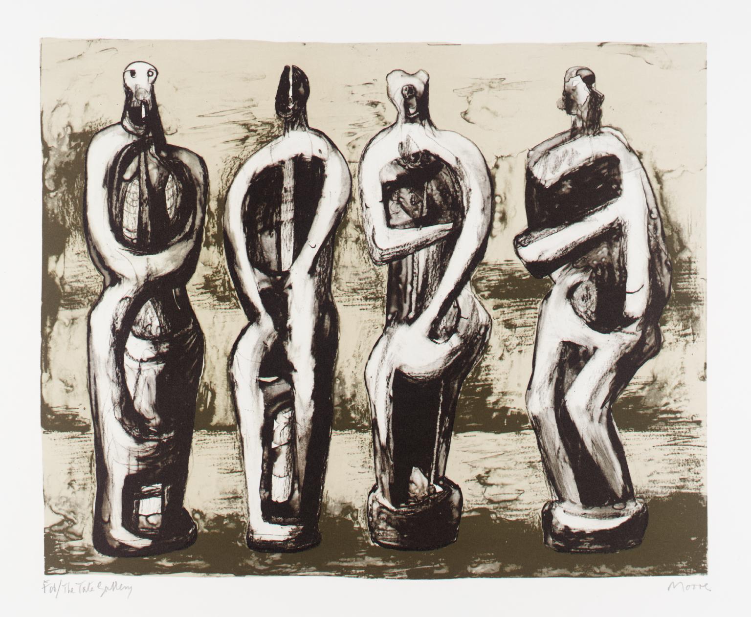 Four Standing Figures