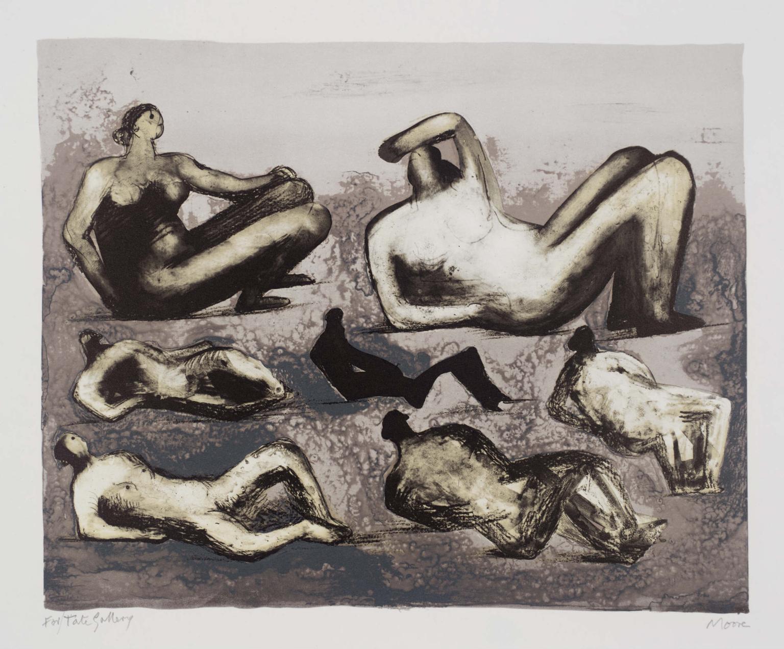 Seven Reclining Figures