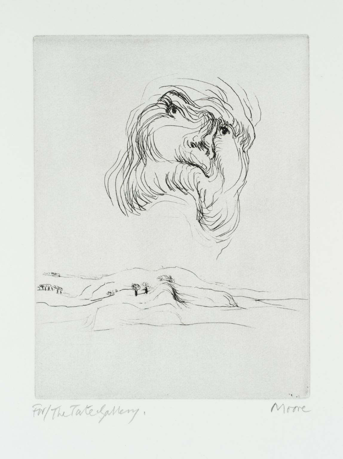 Interpretation from Dürer’s Portrait of Conrad Verkell with Landscape