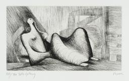 Reclining Figure Piranesi Background I