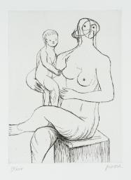 Seated Mother and Child