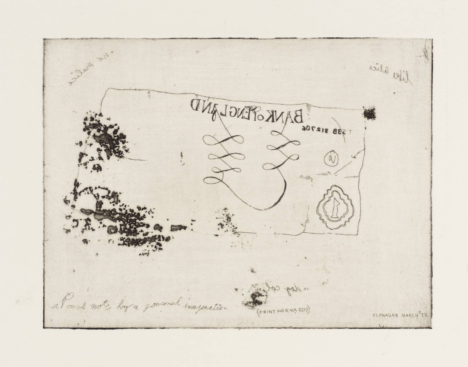 A Pound Note, by a Governed Imagination