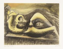 Reclining Figure: Idea for Metal Sculpture