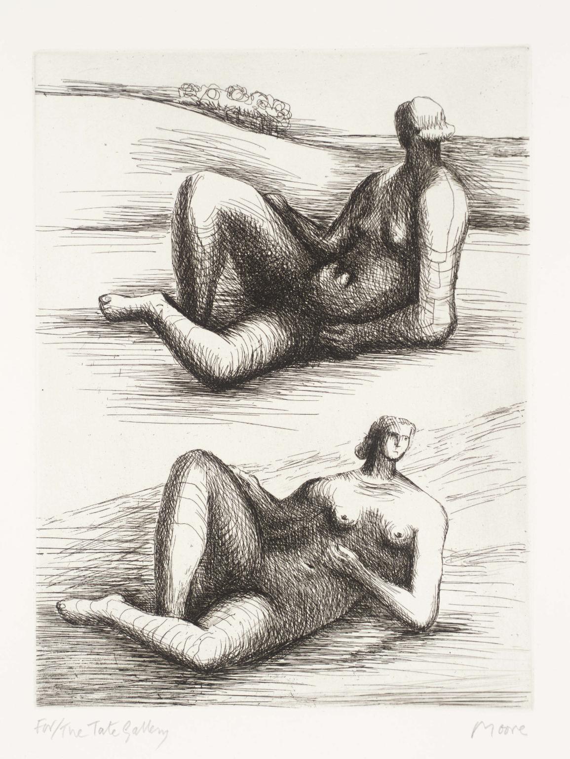 Two Reclining Figures